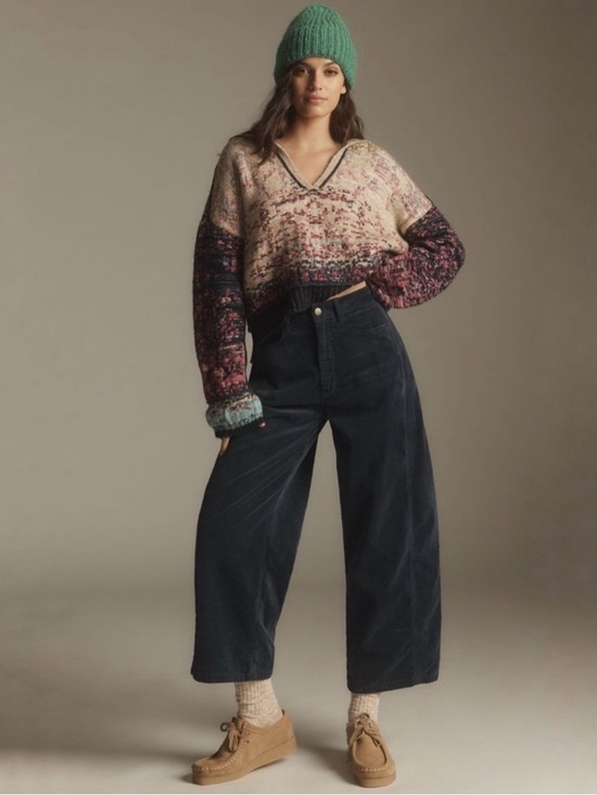 Anthropologie Pants - Anthro The Kenna Heritage Mid-Rise Barrel Jeans by Pilcro: Corduroy Edition